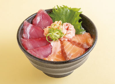まぐろサーモン2色丼