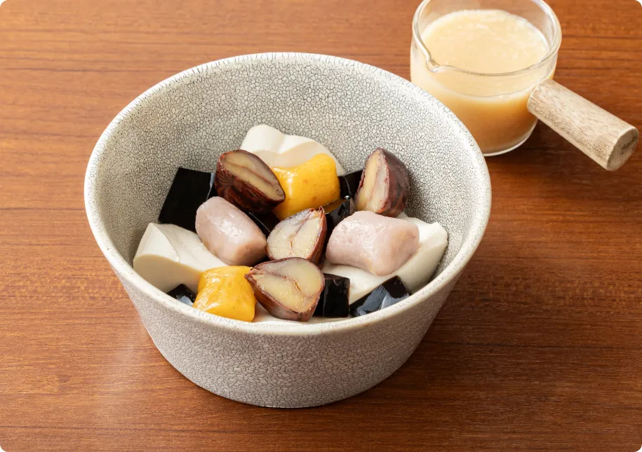 栗の渋皮豆花