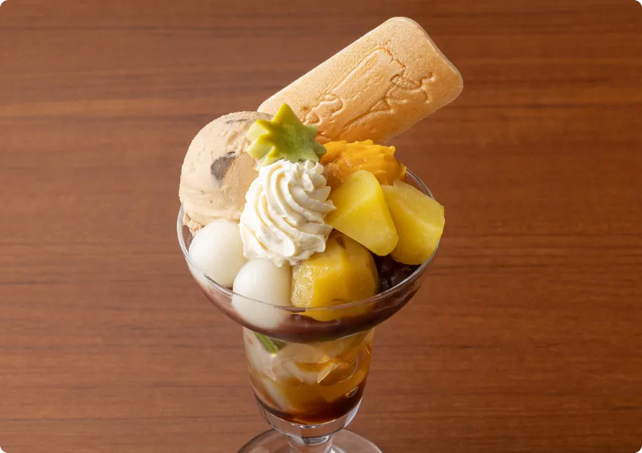 秋のいもくりなんきんパフェ