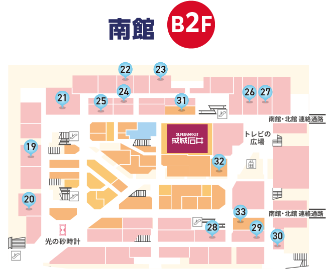 南館B2F MAP